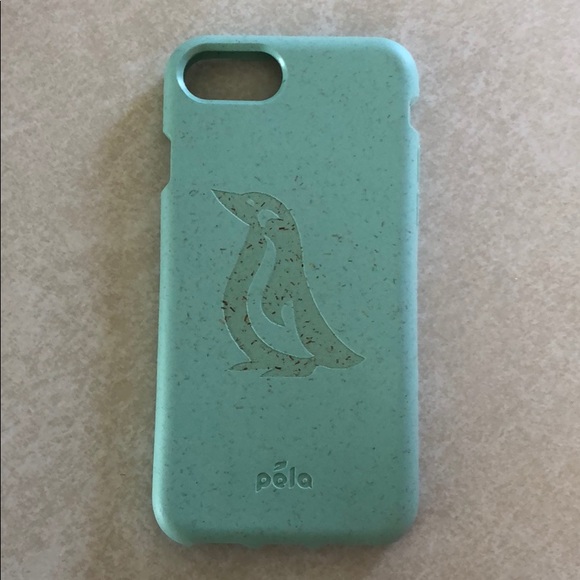 Penguin Turquoise Eco-Friendly iPhone 7/8 - Picture 1 of 2